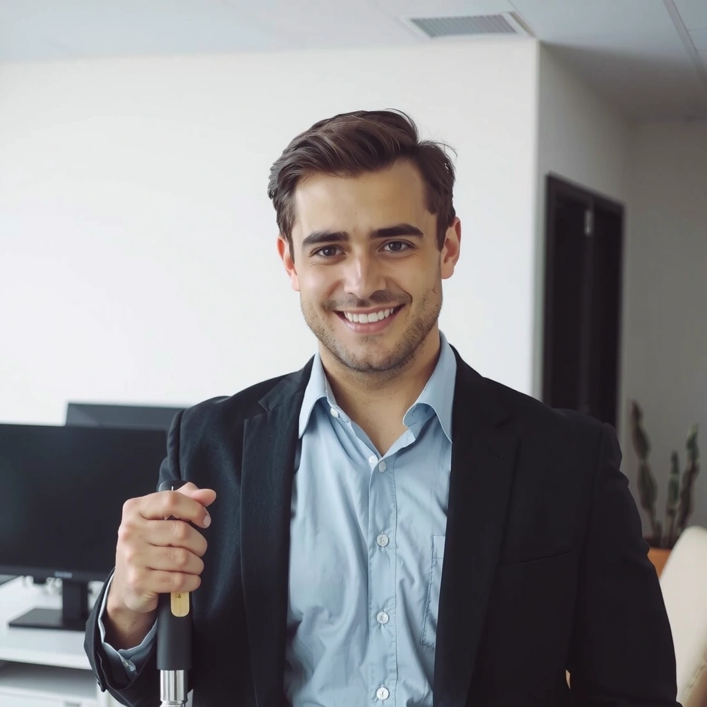 Client testimonial portrait