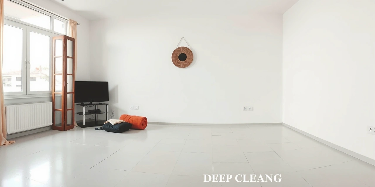 Deep cleaned living room in Mamak