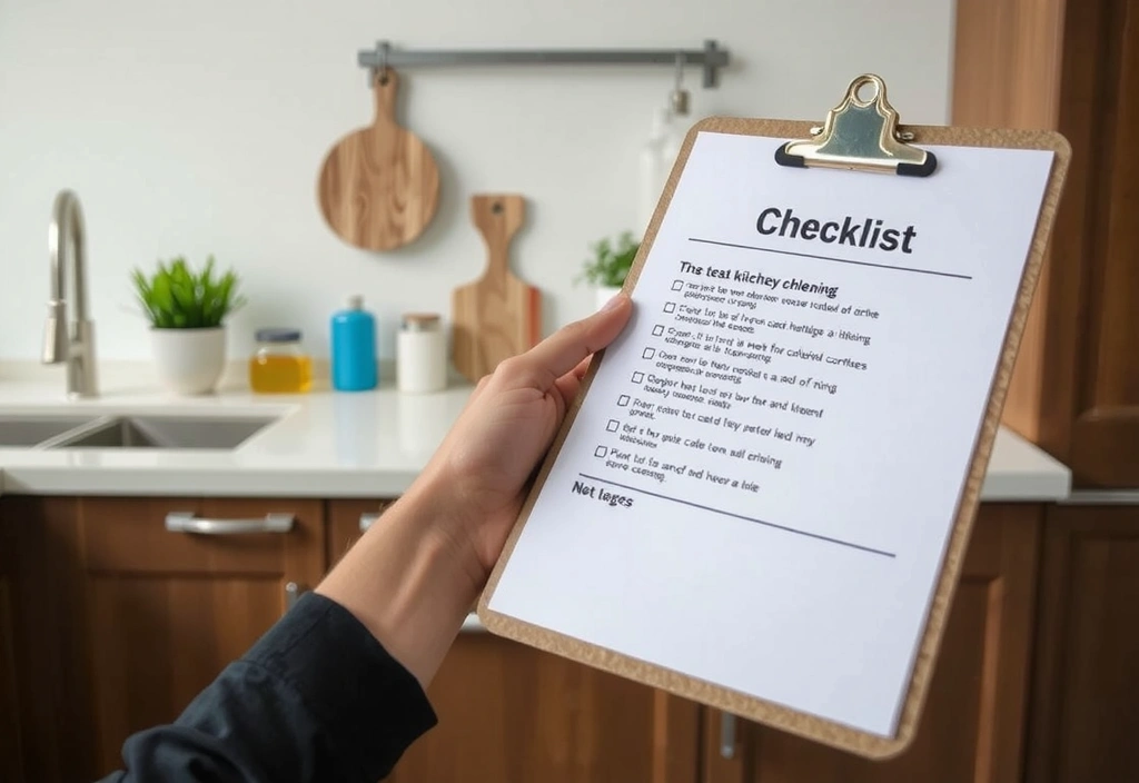 Inspection checklist in progress