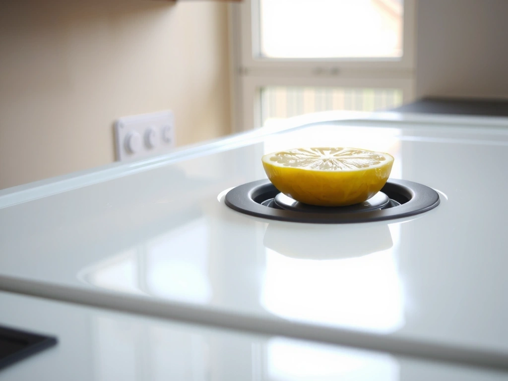 Clean stovetop detail