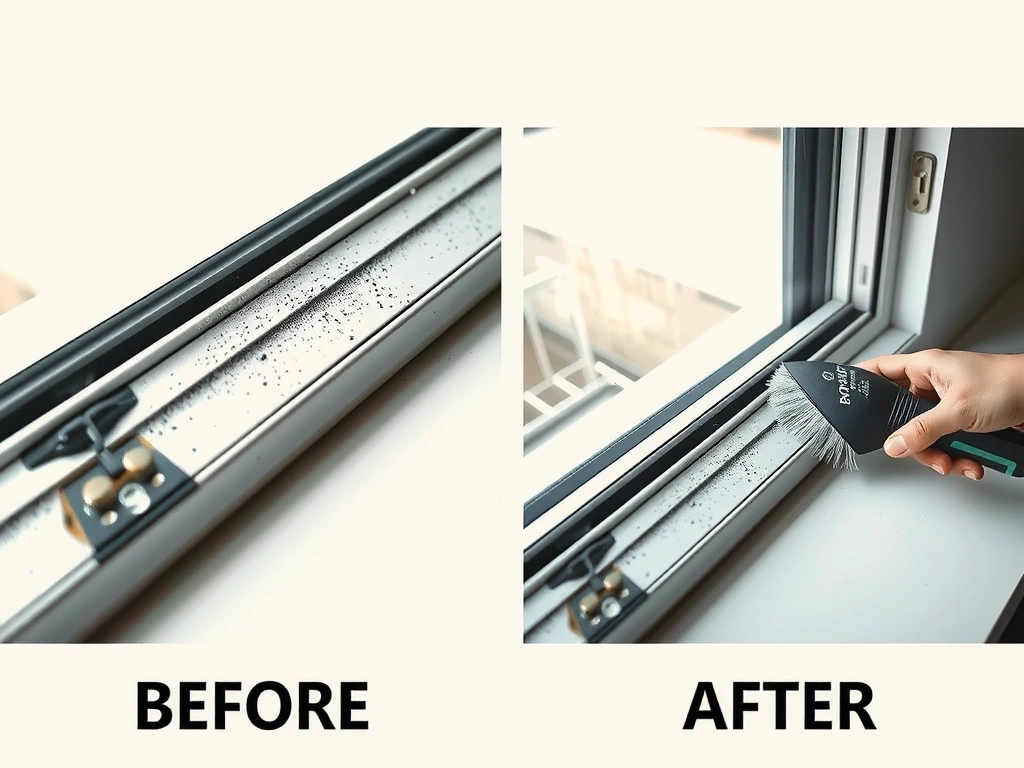 Window track cleaning comparison